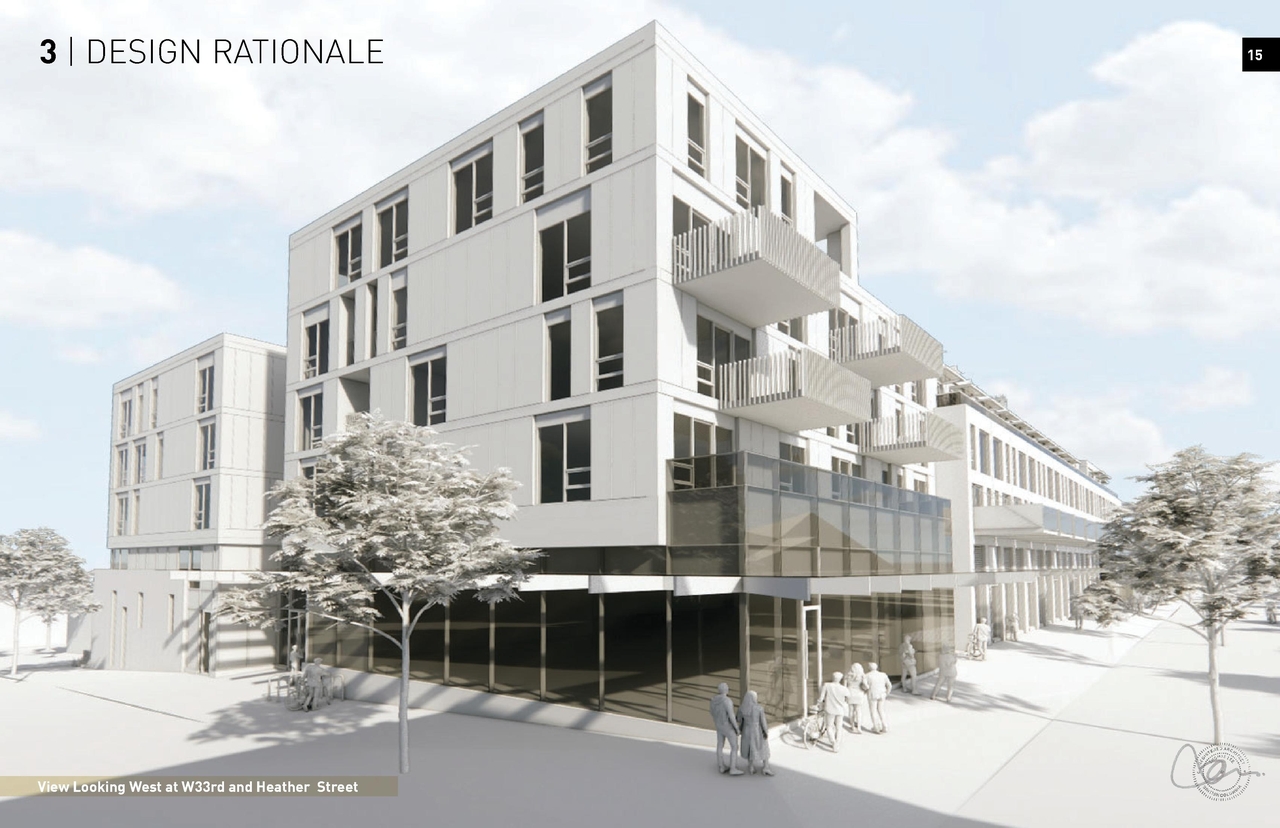 Rendering of building from page 15 of the file 'Application booklet'