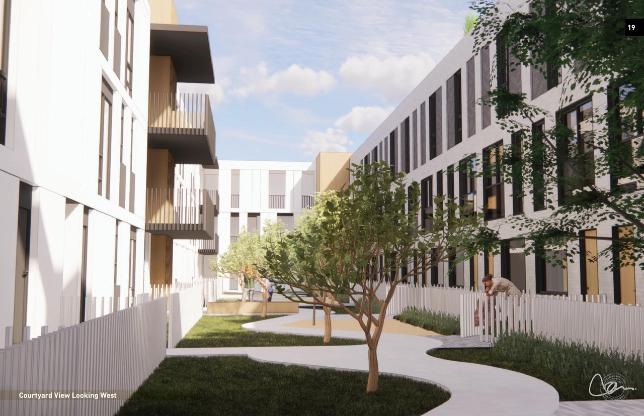 Rendering of building from page 19 of the file 'Application booklet'