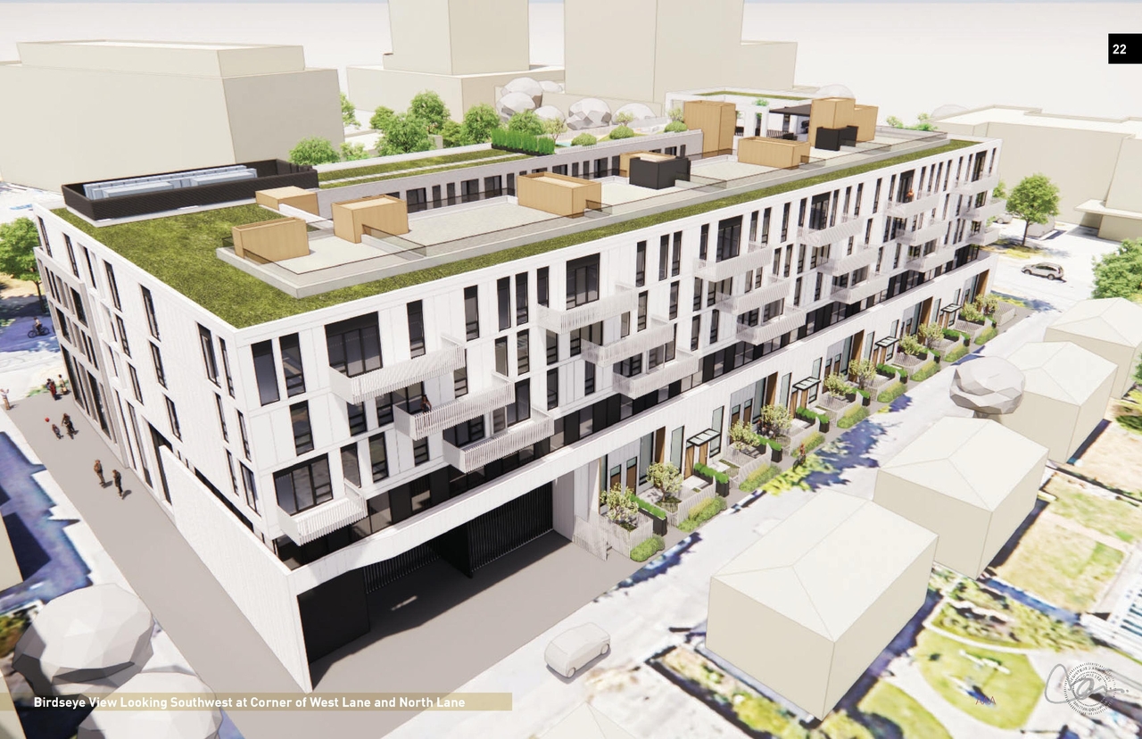 Rendering of building from page 22 of the file 'Application booklet'