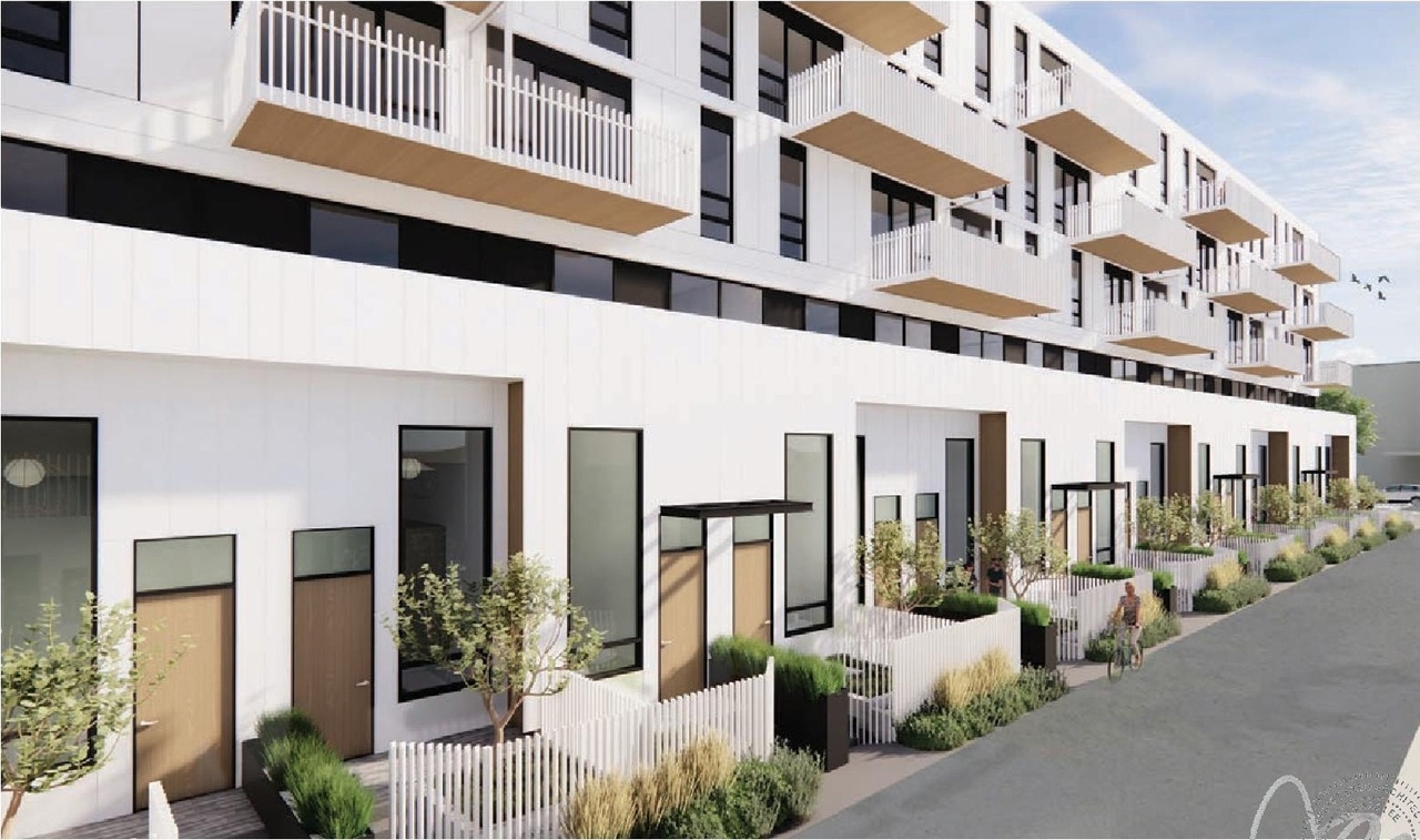 Rendering of building from page 25 of the file 'Application booklet'