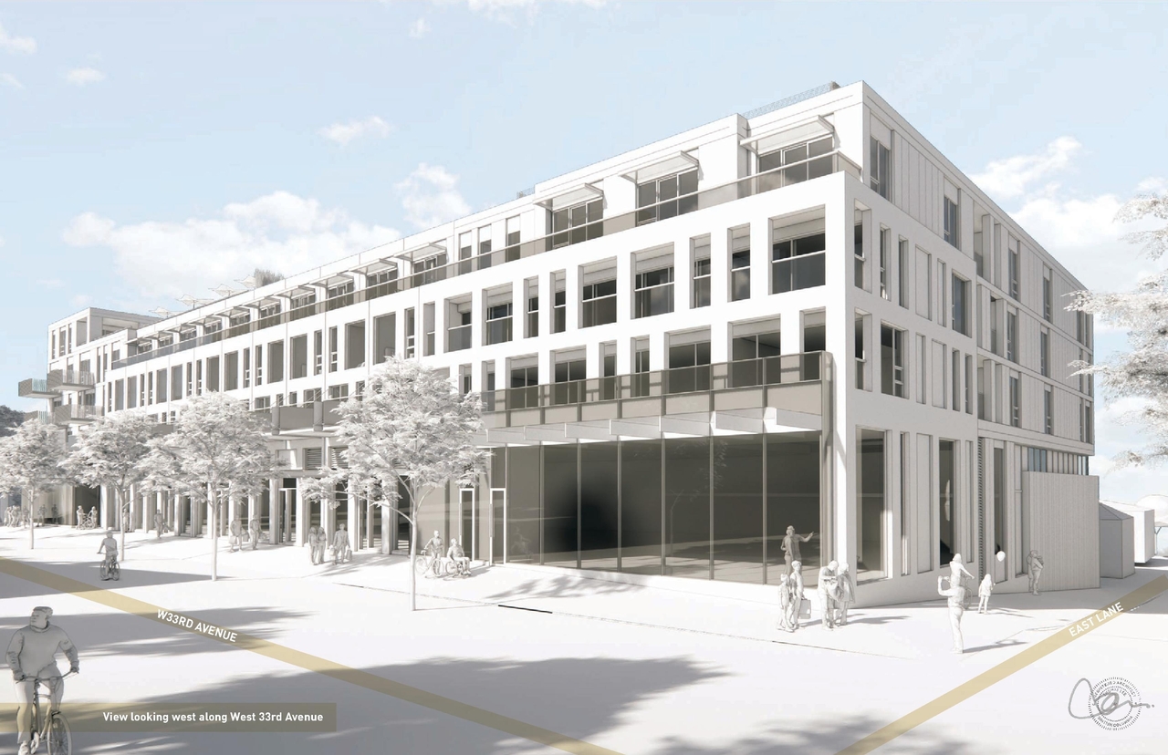 Rendering of building from page 3 of the file 'Application booklet'