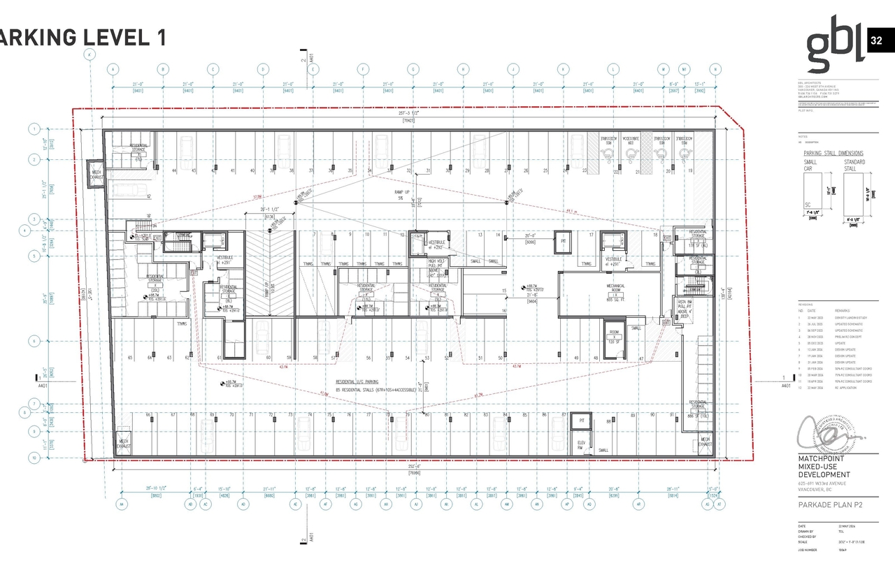 Floor plan for project from page 32 of the file 'Application booklet'
