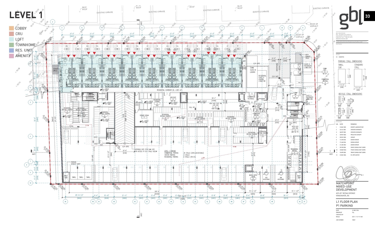 Floor plan for project from page 33 of the file 'Application booklet'