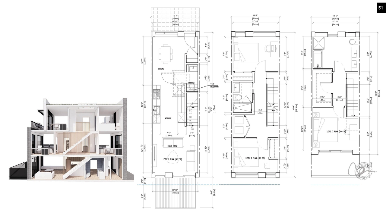 Floor plan for project from page 51 of the file 'Application booklet'