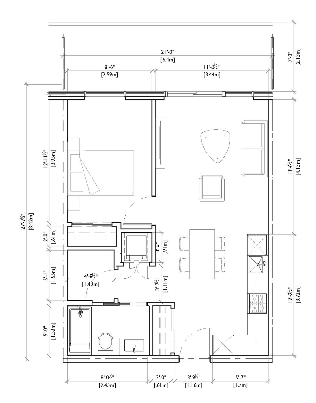 Floor plan for project from page 54 of the file 'Application booklet'