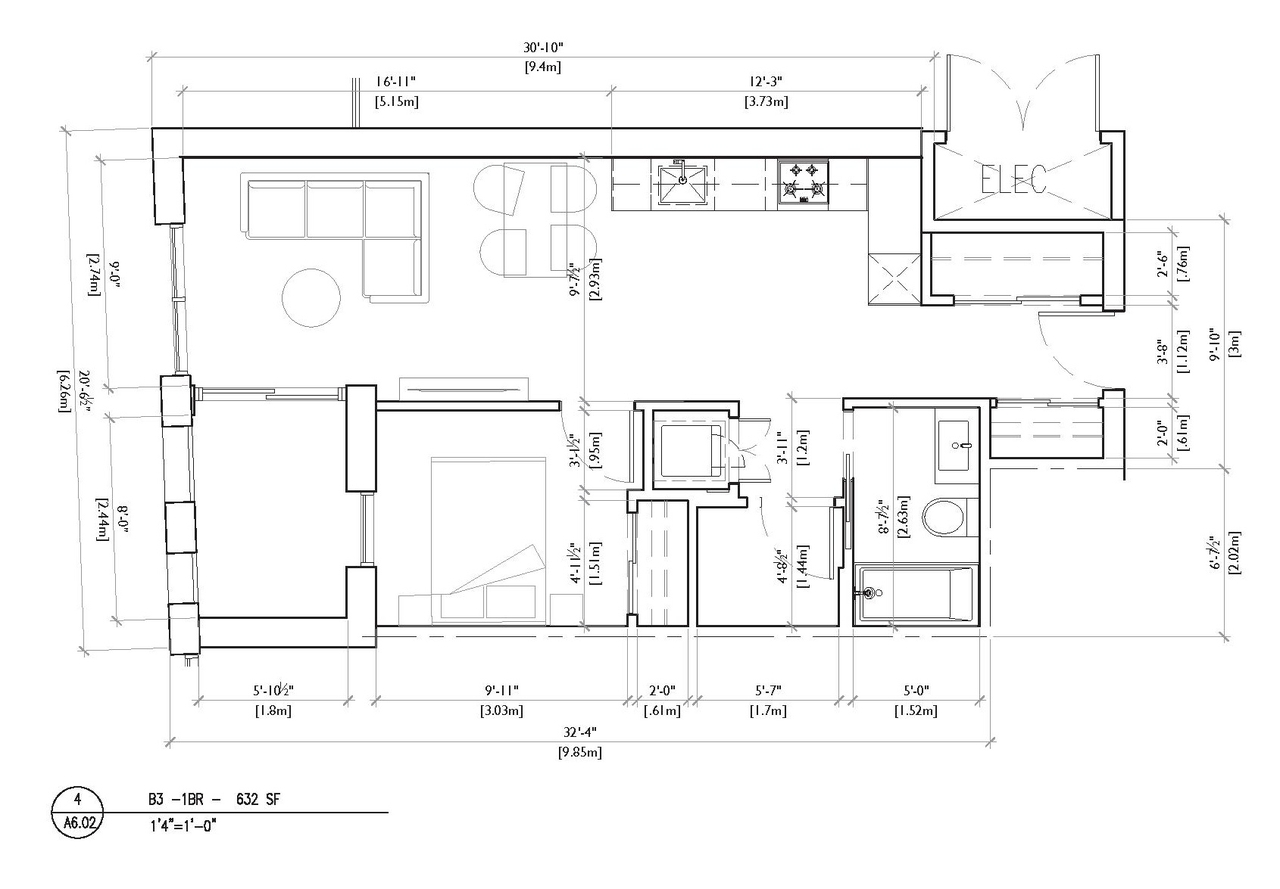 Floor plan for project from page 55 of the file 'Application booklet'