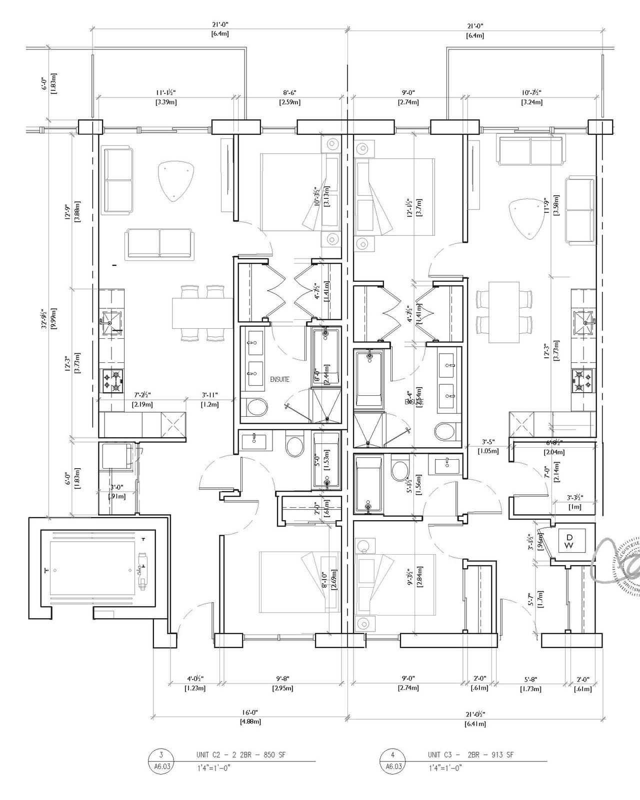 Floor plan for project from page 56 of the file 'Application booklet'