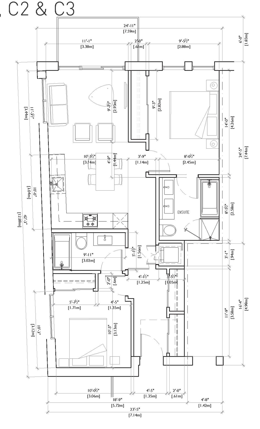 Floor plan for project from page 56 of the file 'Application booklet'