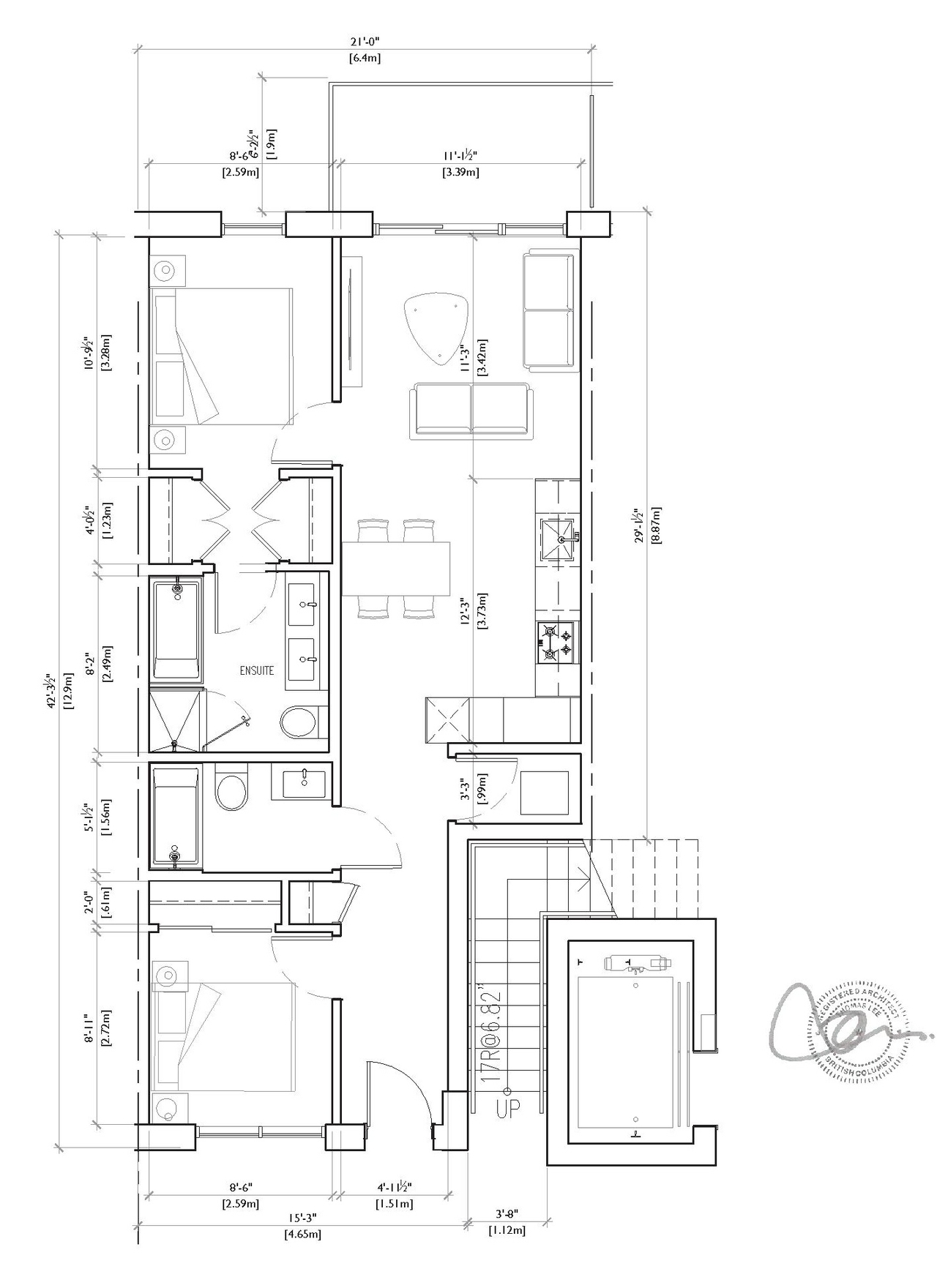 Floor plan for project from page 57 of the file 'Application booklet'