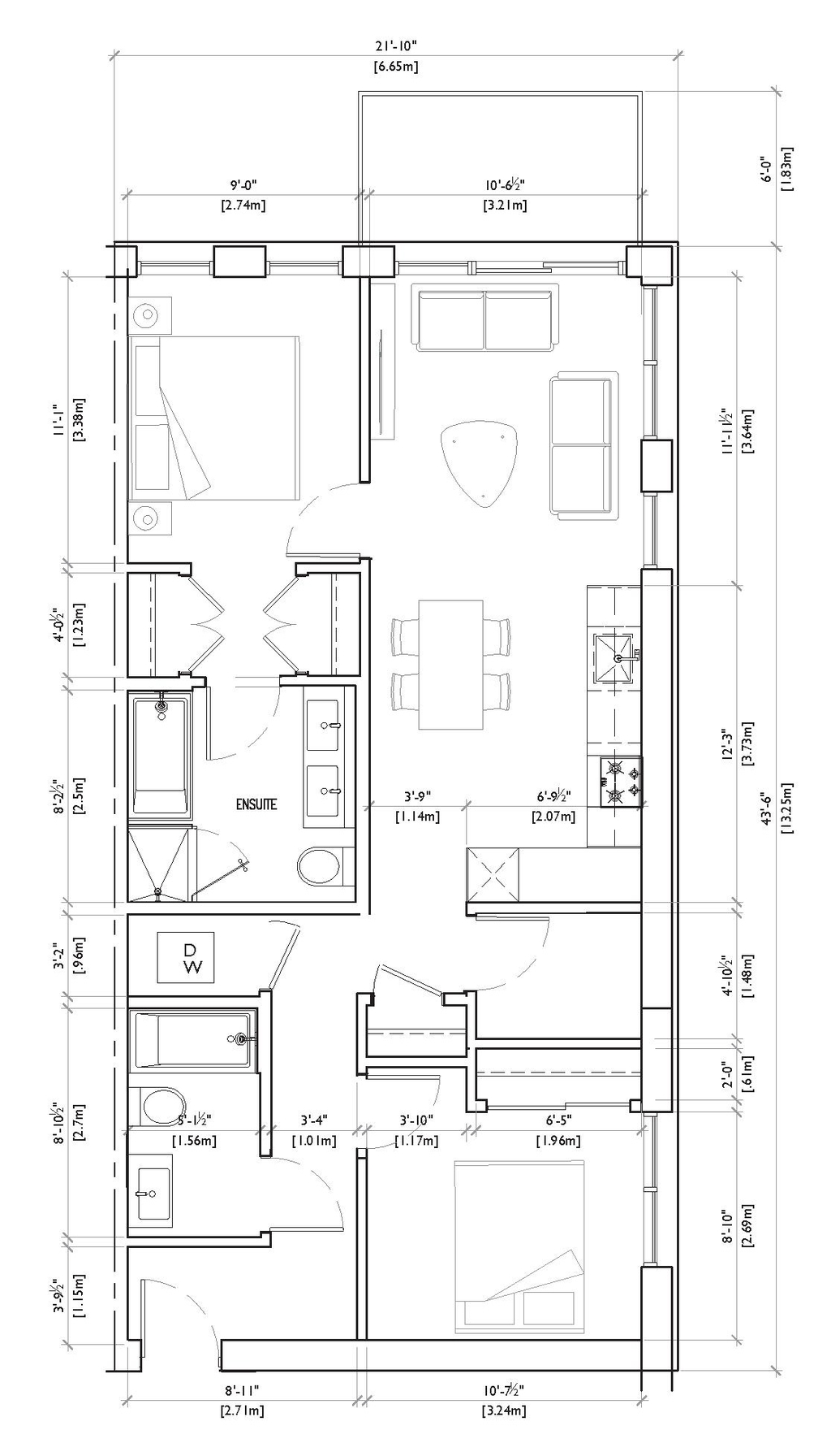 Floor plan for project from page 58 of the file 'Application booklet'