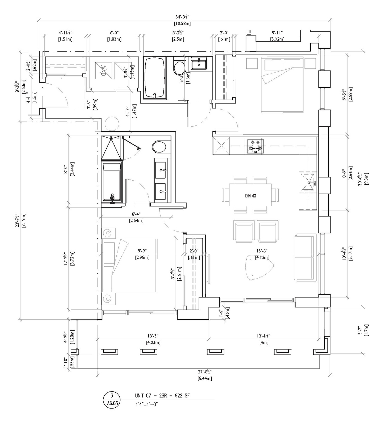 Floor plan for project from page 59 of the file 'Application booklet'