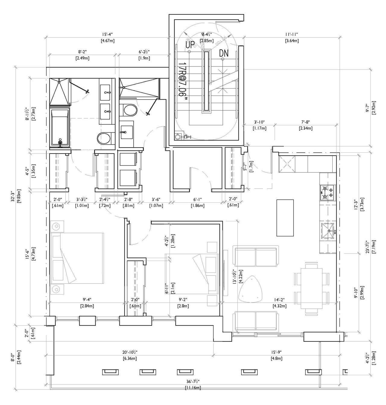 Floor plan for project from page 61 of the file 'Application booklet'