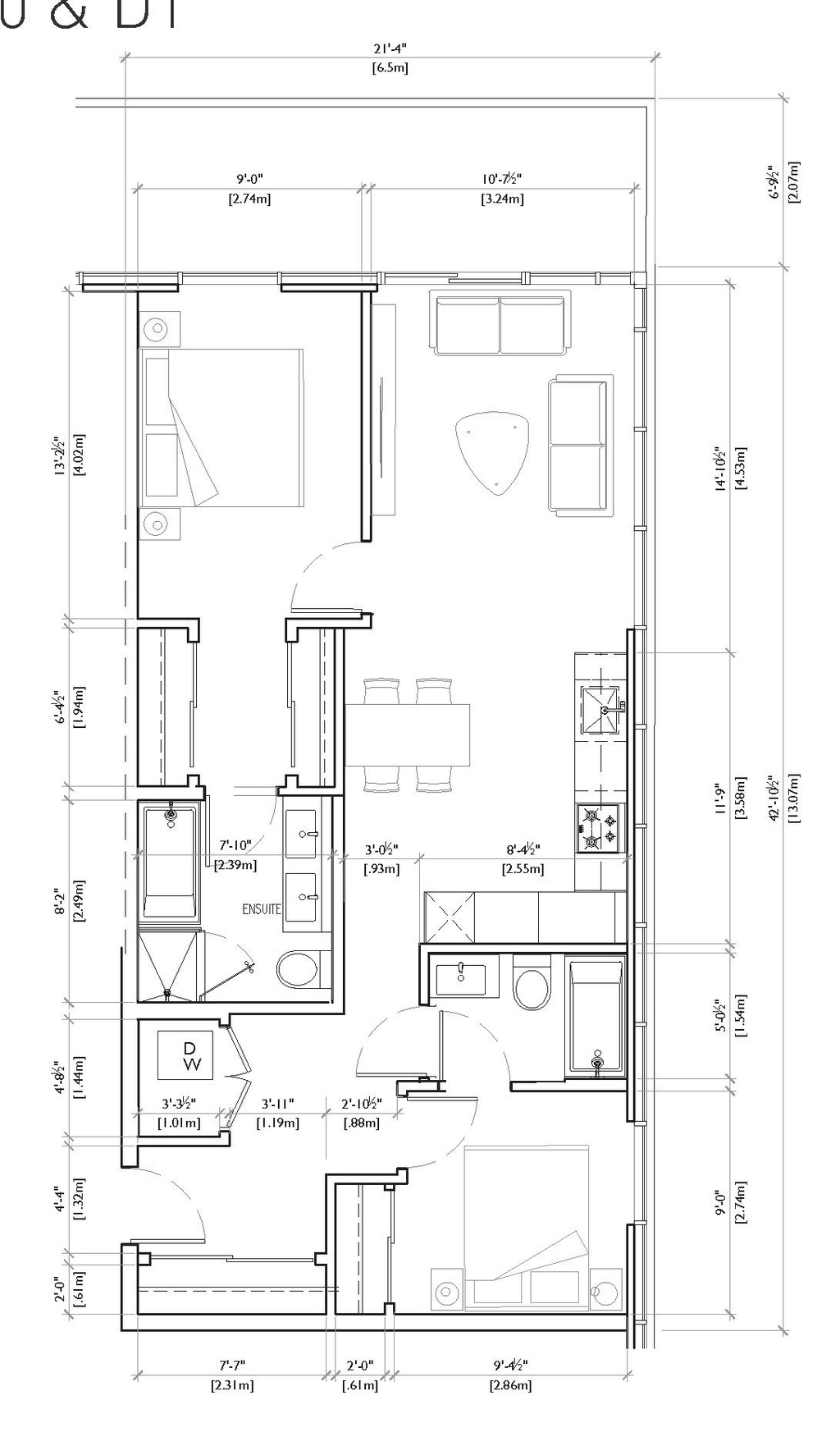 Floor plan for project from page 63 of the file 'Application booklet'