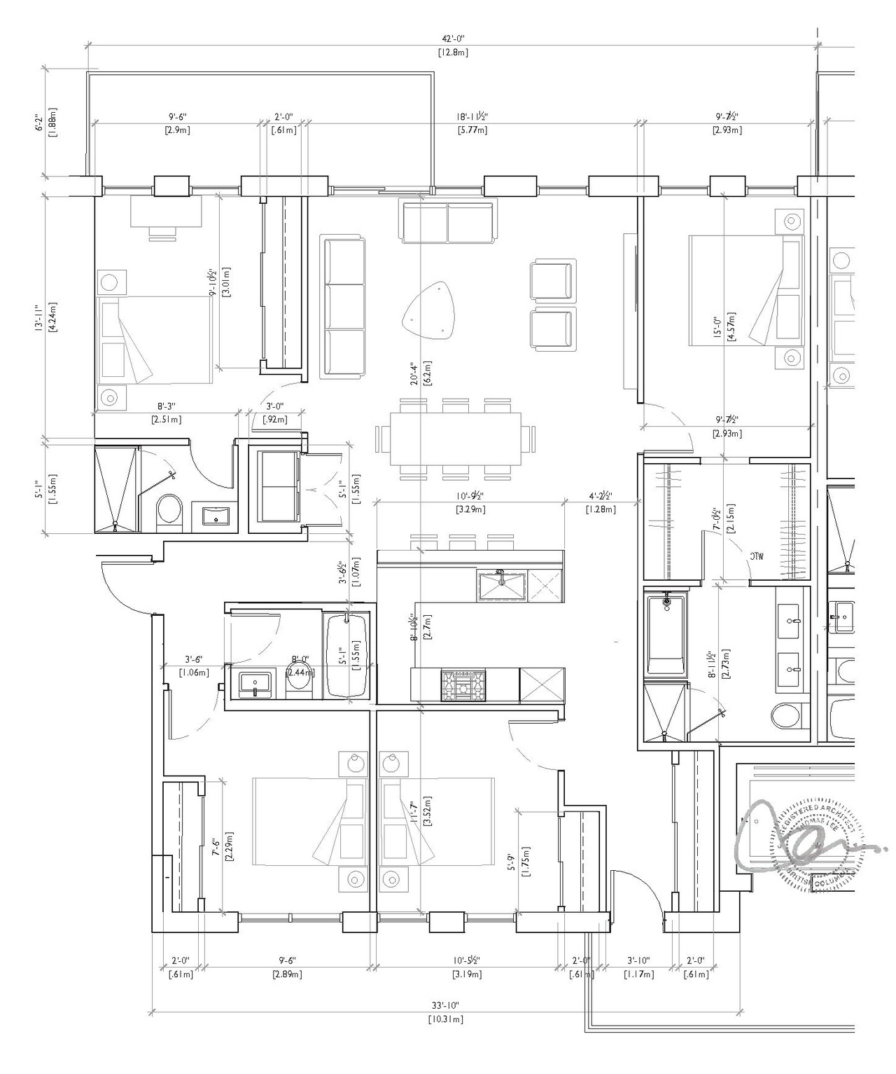 Floor plan for project from page 65 of the file 'Application booklet'