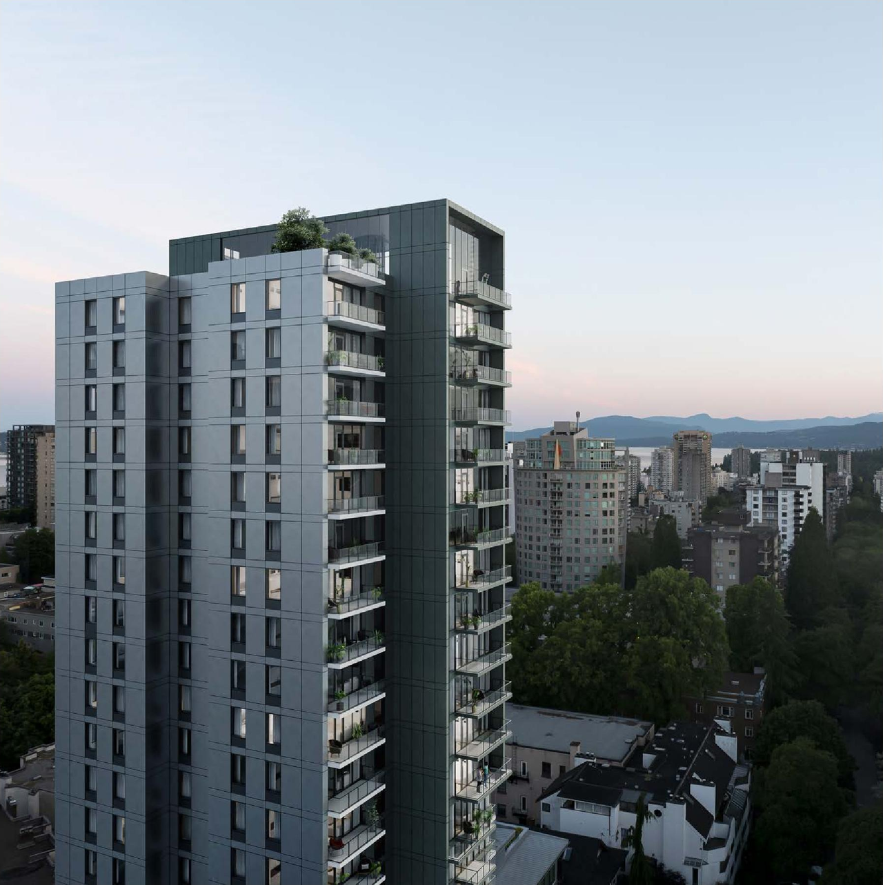 Rendering of building from page 2 of the file 'Application booklet'