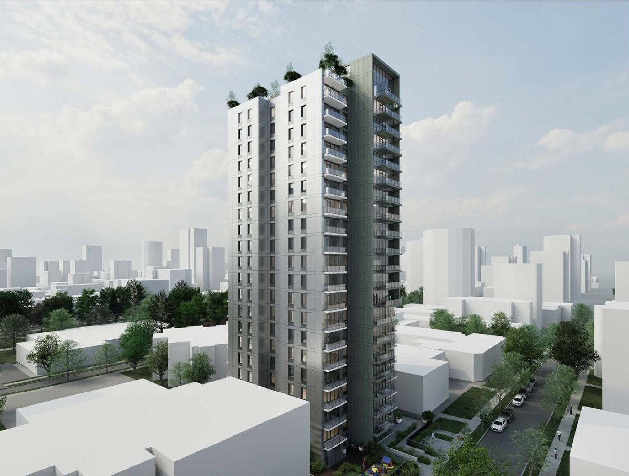 Rendering of building from page 47 of the file 'Application booklet'