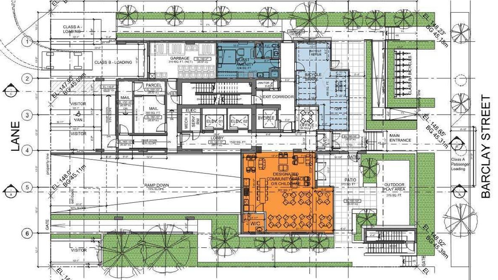 Floor plan for project from page 35 of the file 'Referral report'