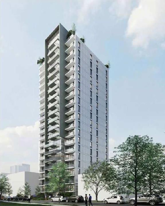 Rendering of building from page 36 of the file 'Referral report'