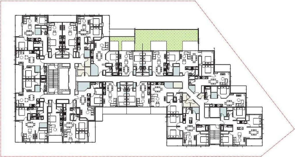 Floor plan for project from page 32 of the file 'Referral report'