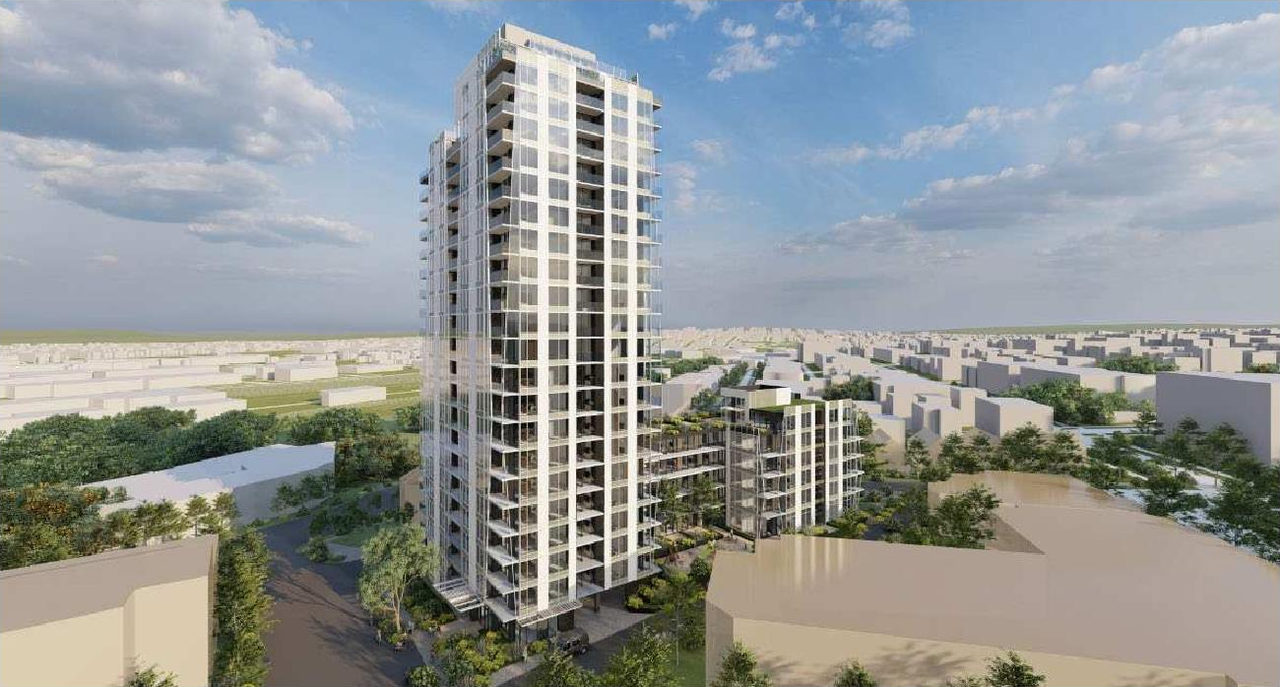 Rendering of building from page 38 of the file 'Referral report'