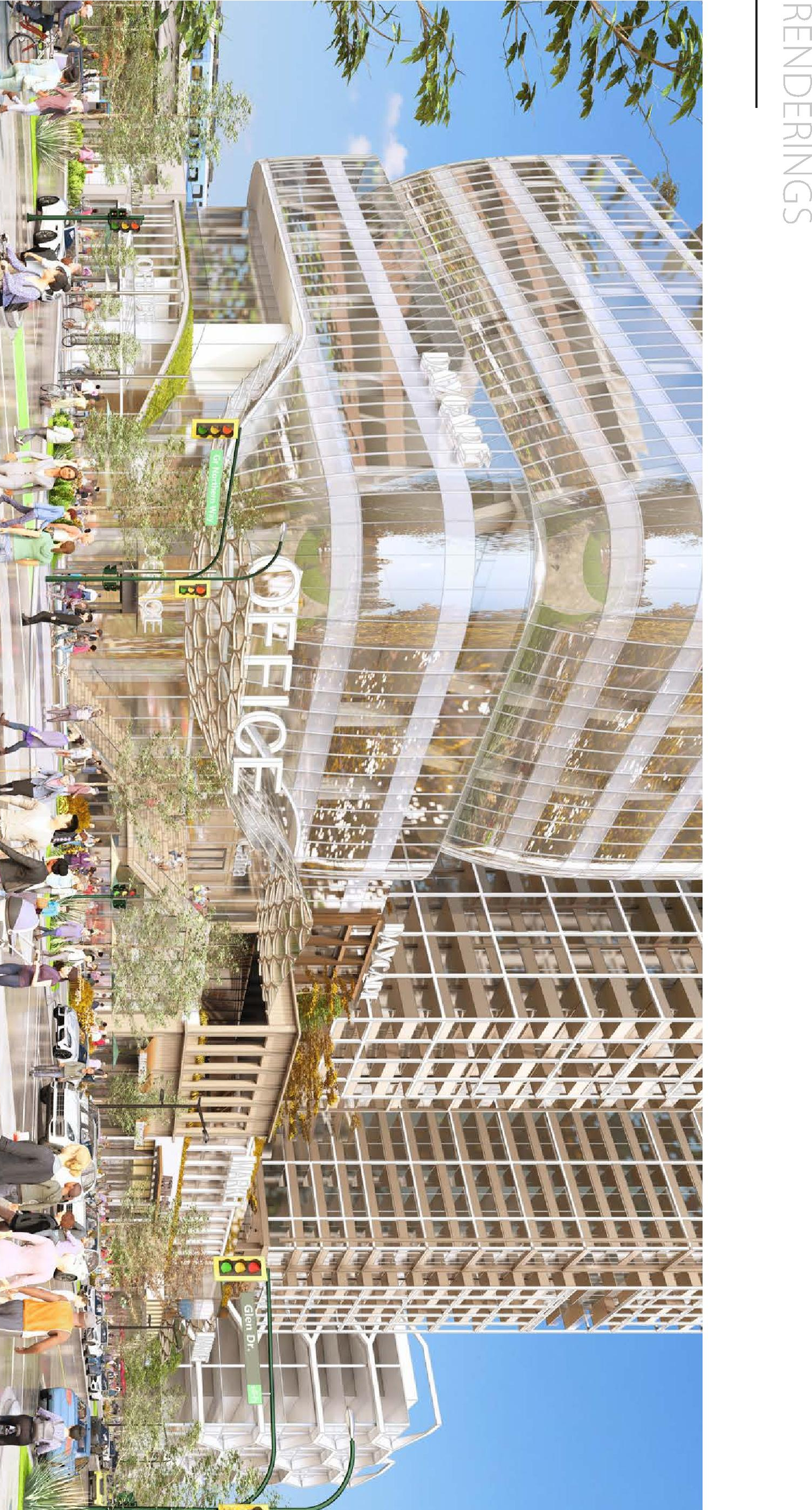 Rendering of building from page 67 of the file 'Application booklet'