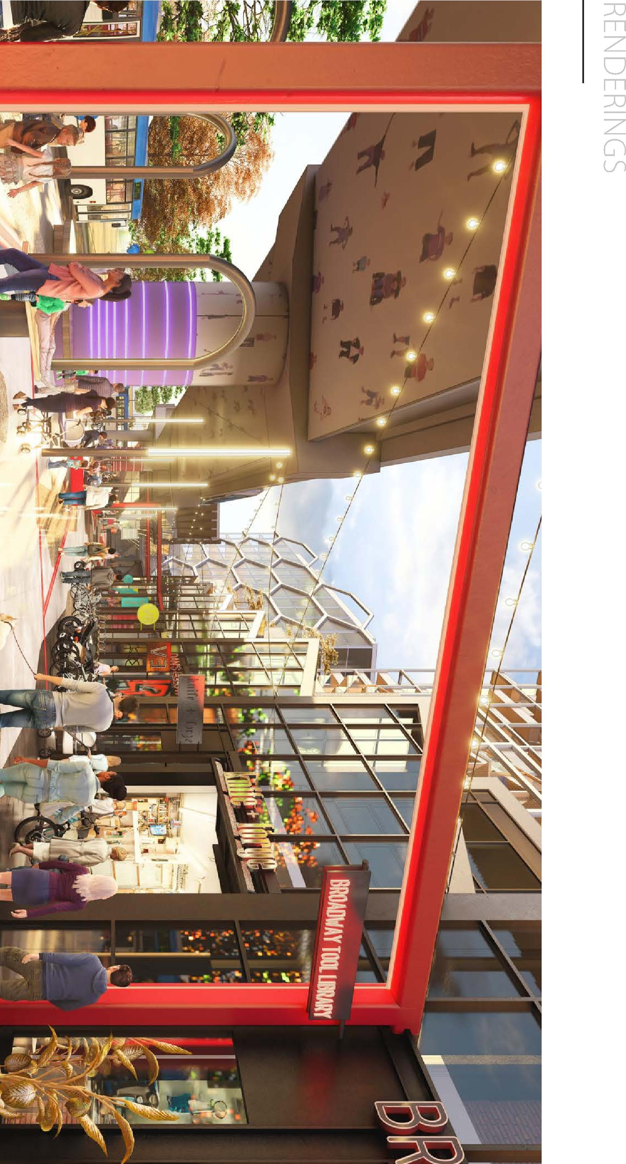 Rendering of building from page 69 of the file 'Application booklet'