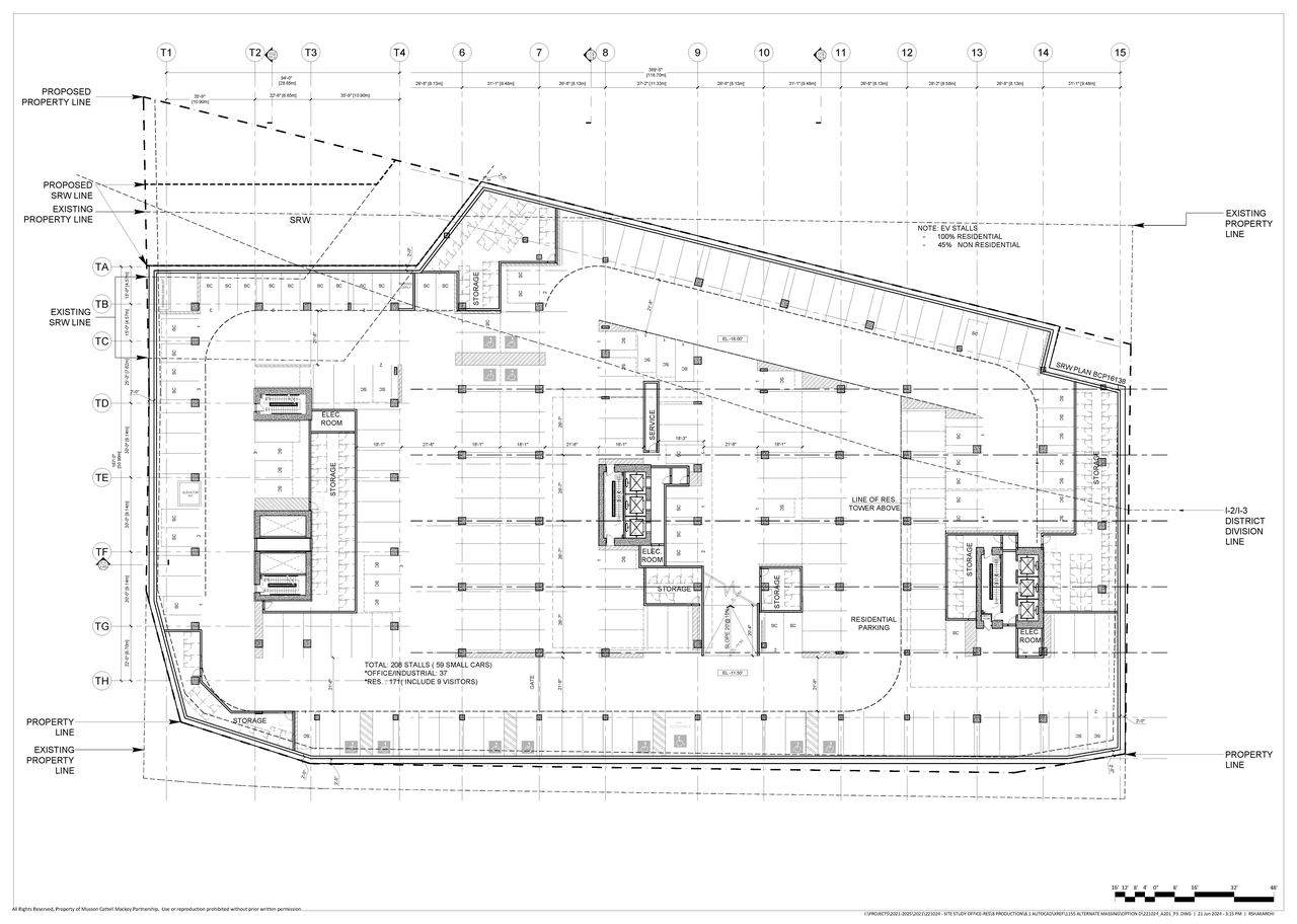 Floor plan for project from page 6 of the file 'Architectural drawings'