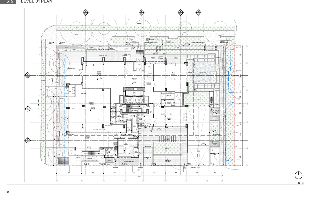 Floor plan for project from page 62 of the file 'Application booklet'
