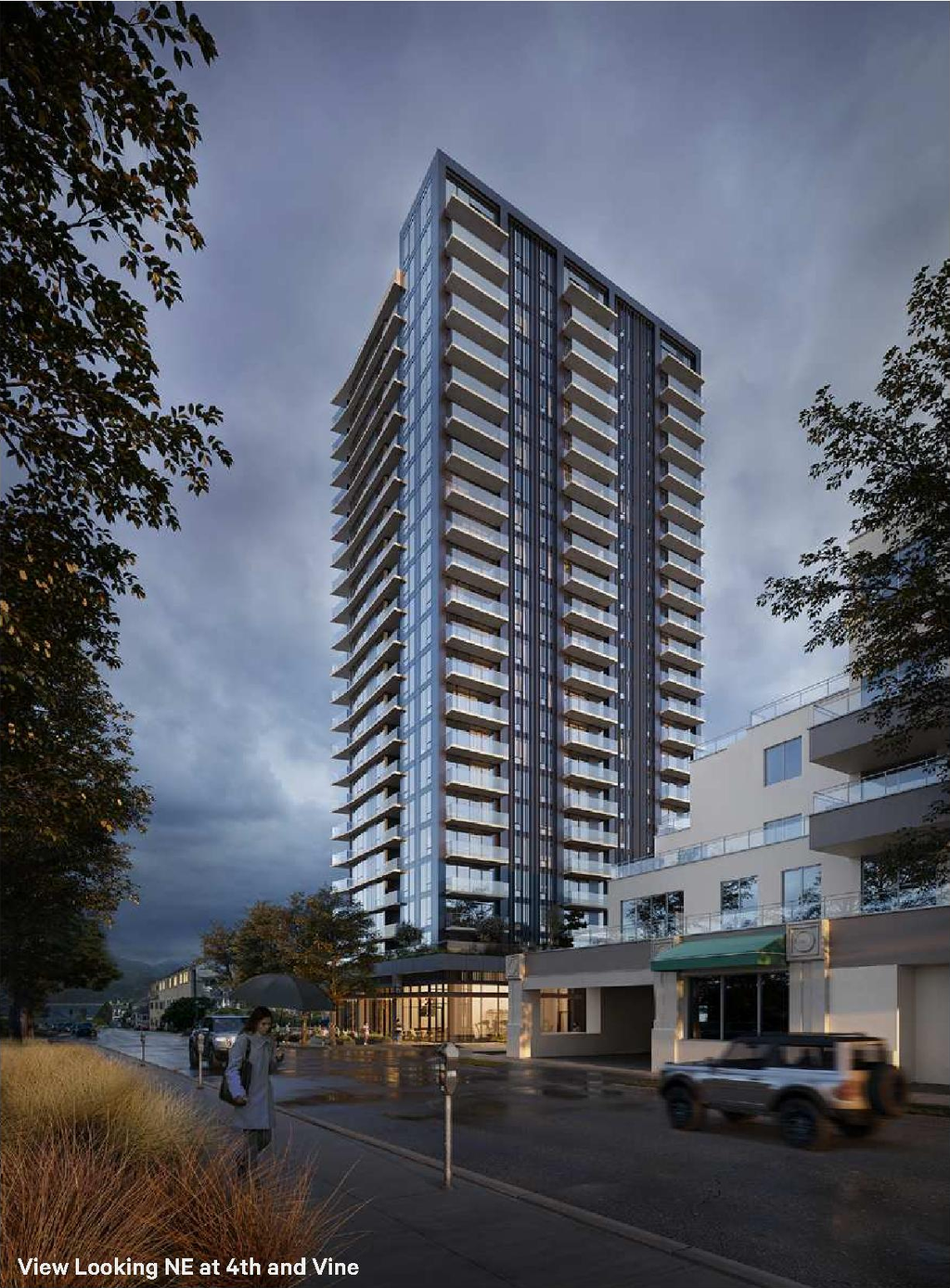 Rendering of building from page 8 of the file 'Application booklet'
