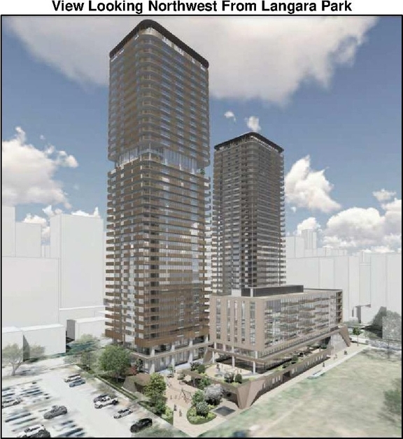Rendering of building from page 63 of the file 'Referral report'