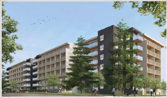 Rendering of building from page 5 of the file 'Referral Report'