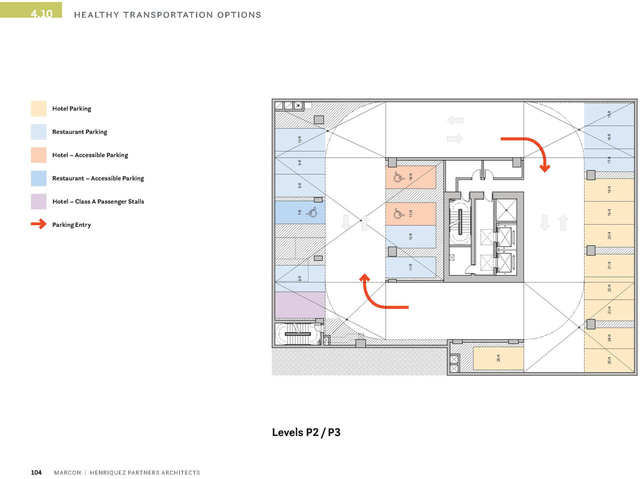Floor plan for project from page 104 of the file 'Application booklet'