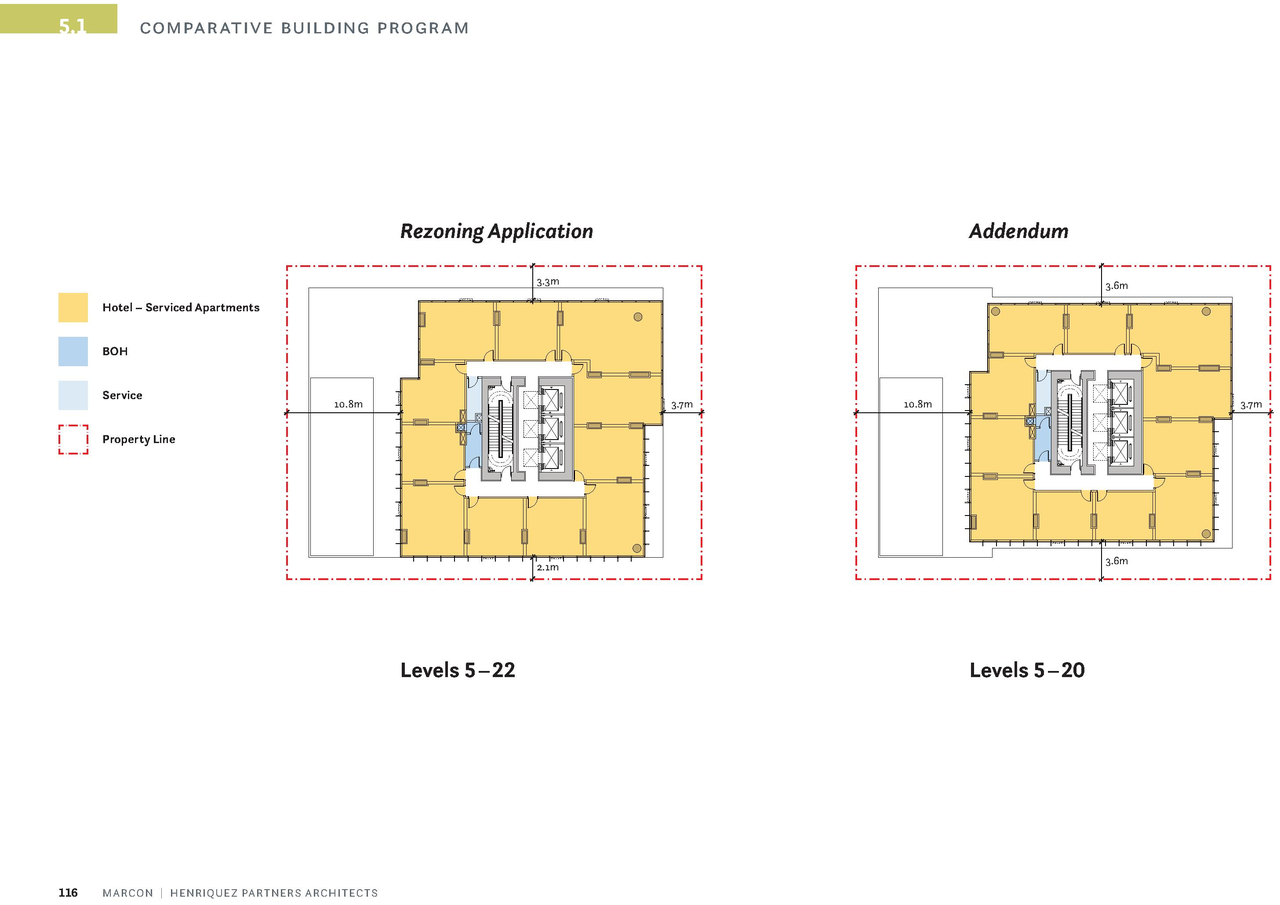 Floor plan for project from page 116 of the file 'Application booklet'