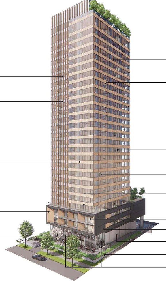 Rendering of building from page 91 of the file 'Application booklet'
