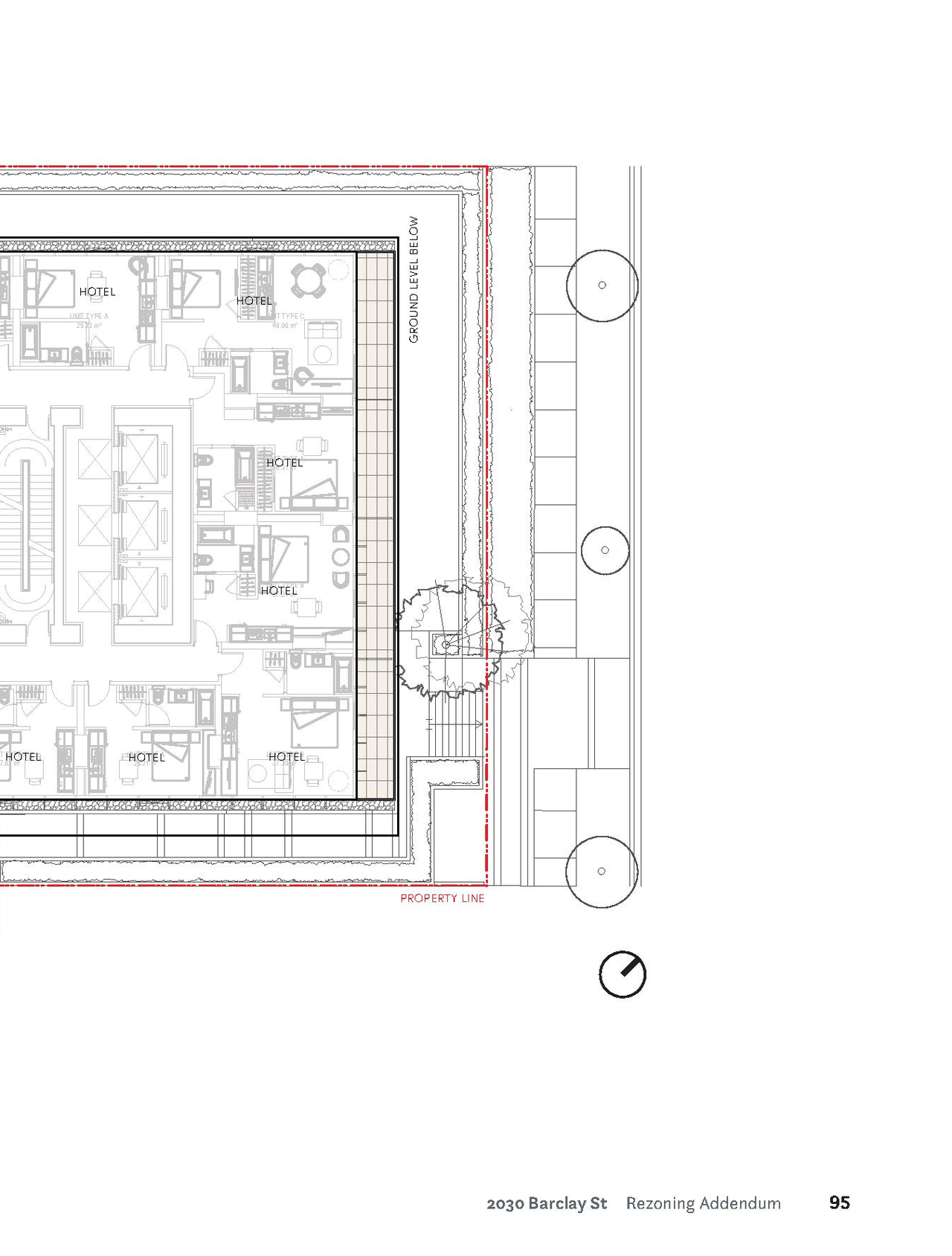 Floor plan for project from page 95 of the file 'Application booklet'