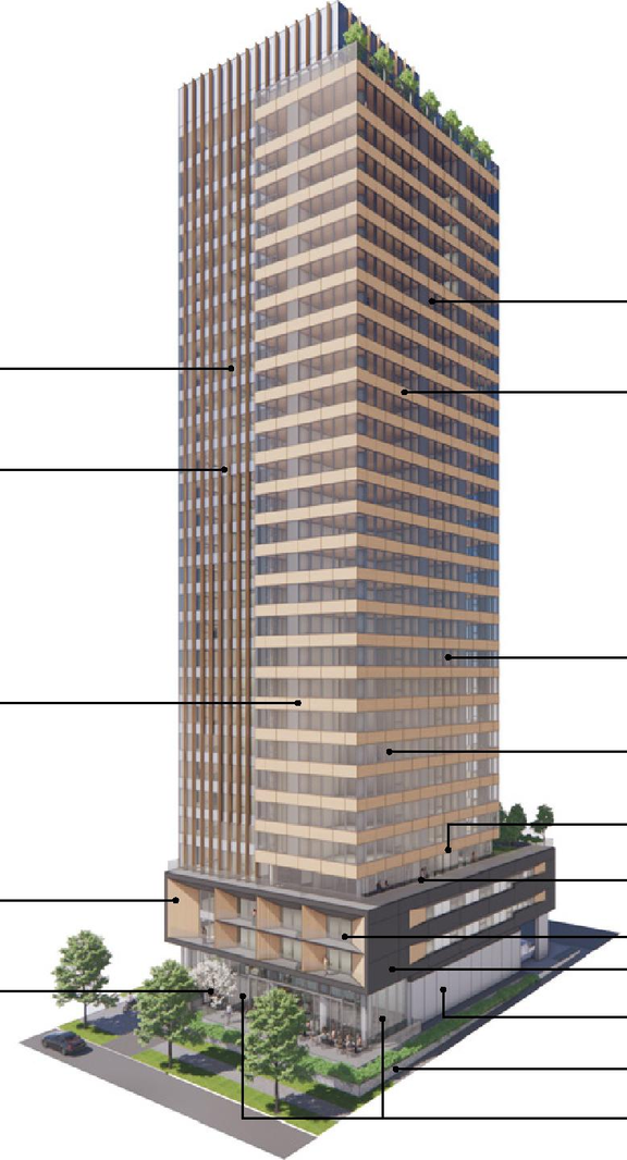 Rendering of building from page 85 of the file 'Application booklet'