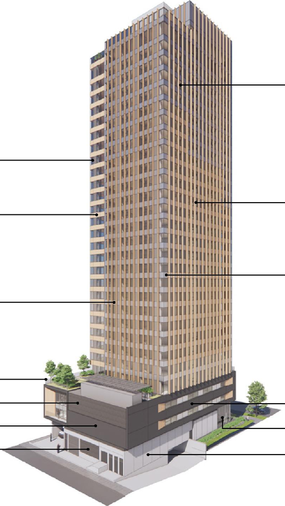 Rendering of building from page 85 of the file 'Application booklet'