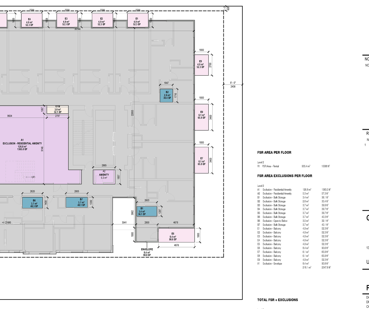 Floor plan for project from page 16 of the file 'Architectural drawings'