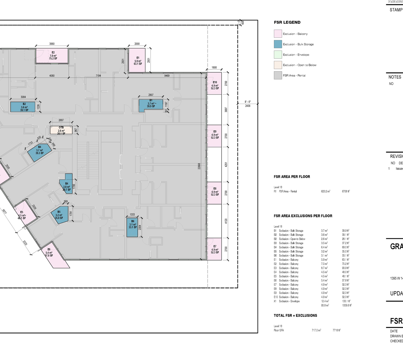 Floor plan for project from page 22 of the file 'Architectural drawings'