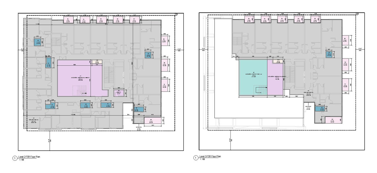 Floor plan for project from page 105 of the file 'Application booklet'
