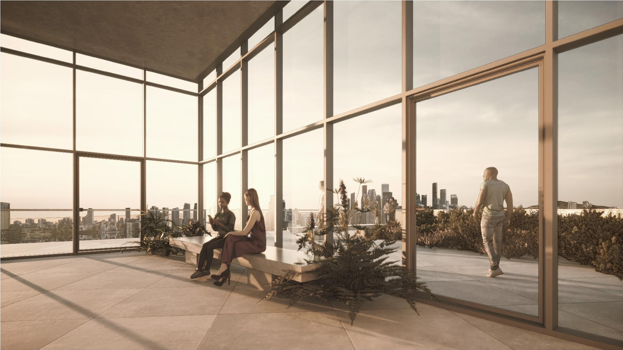 Rendering of building from page 60 of the file 'Application booklet'