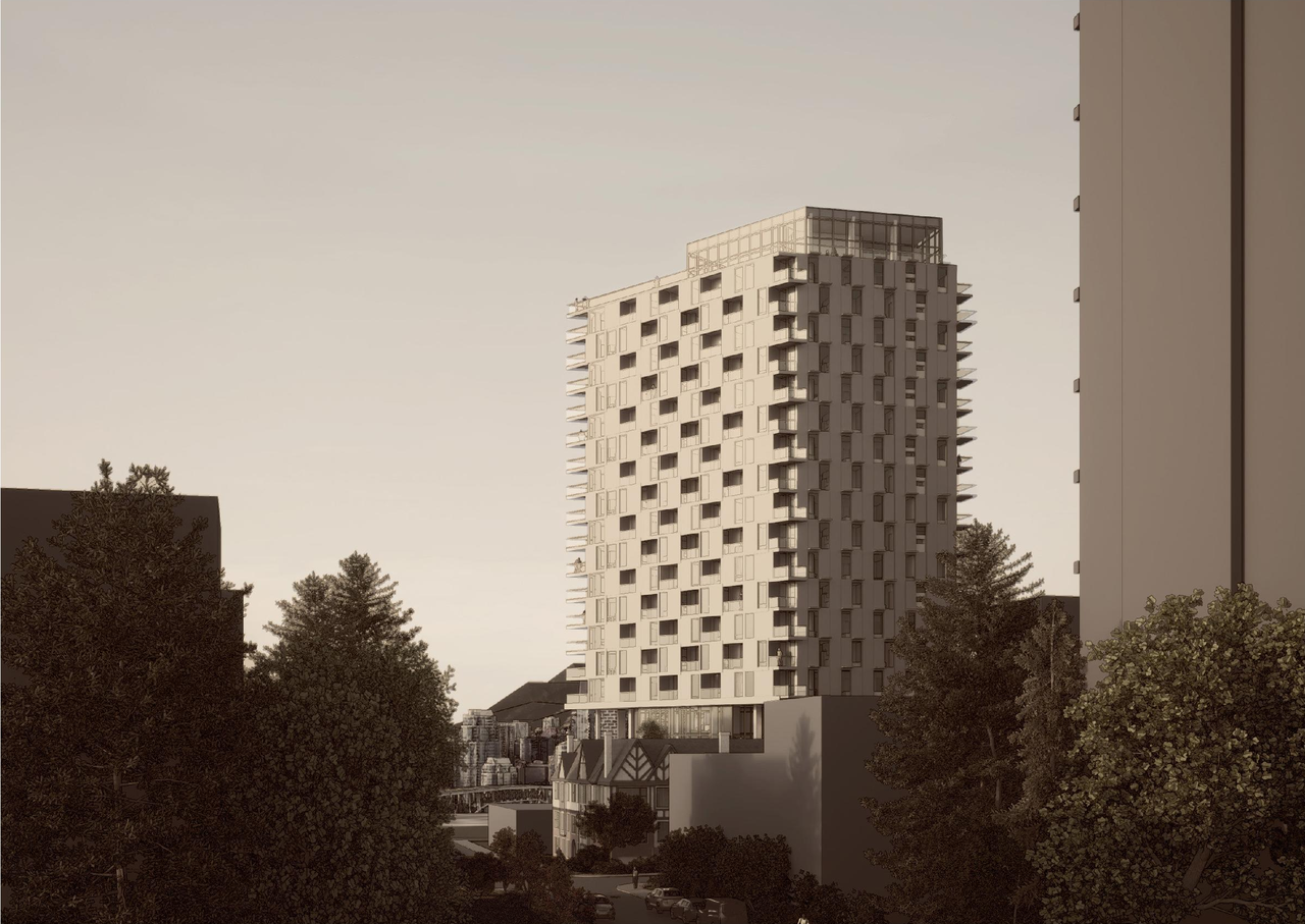 Rendering of building from page 69 of the file 'Application booklet'