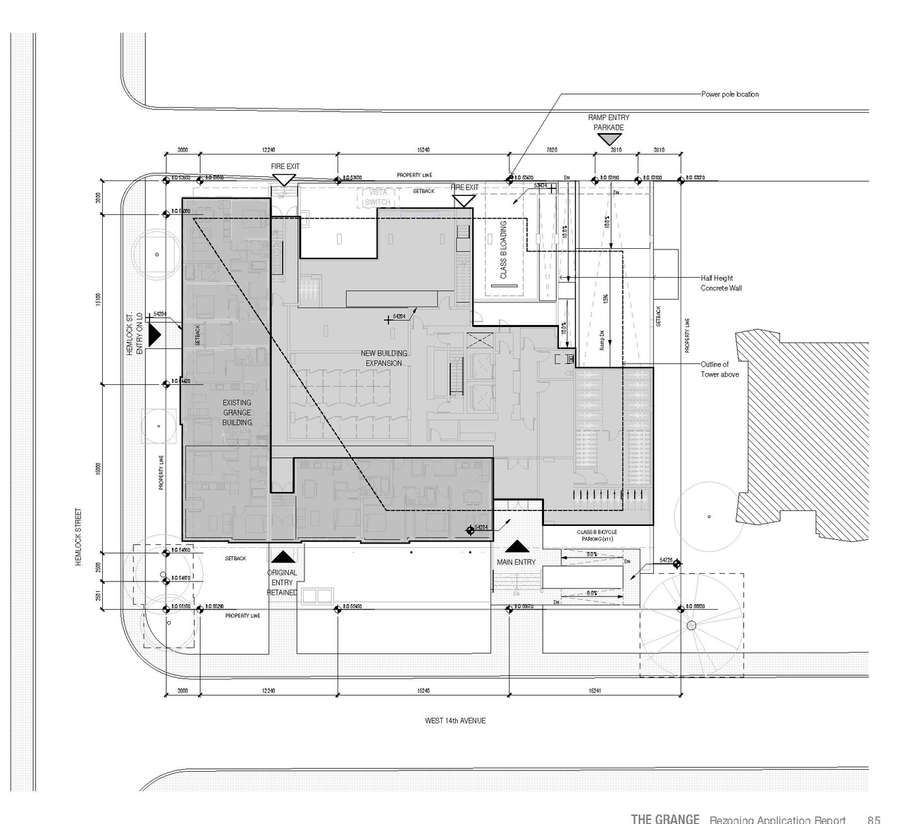 Floor plan for project from page 85 of the file 'Application booklet'
