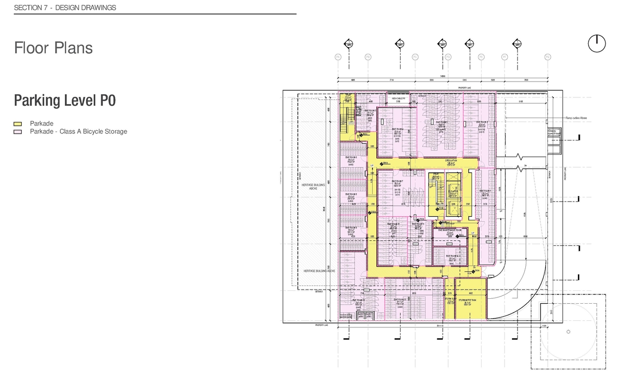 Floor plan for project from page 90 of the file 'Application booklet'