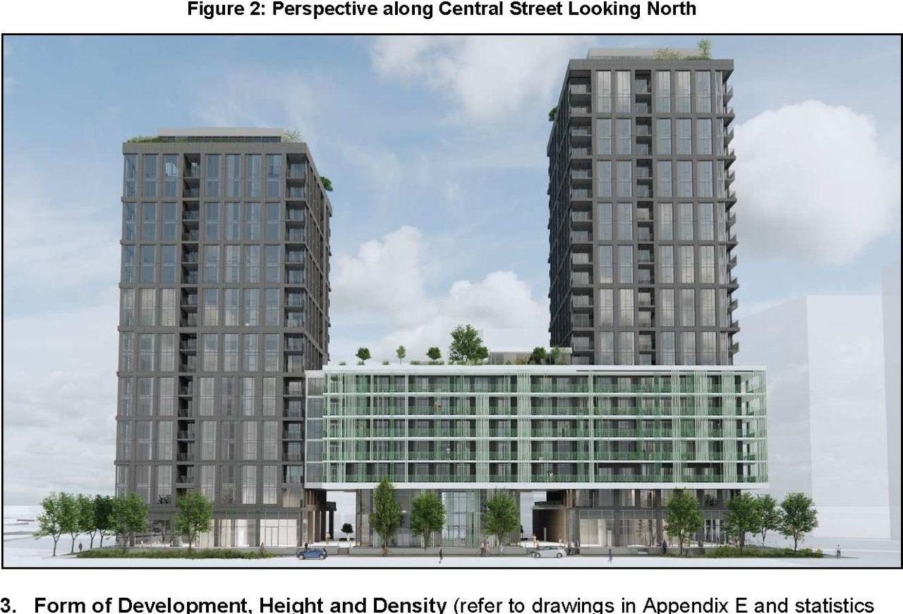 Rendering of building from page 6 of the file 'Referral report'