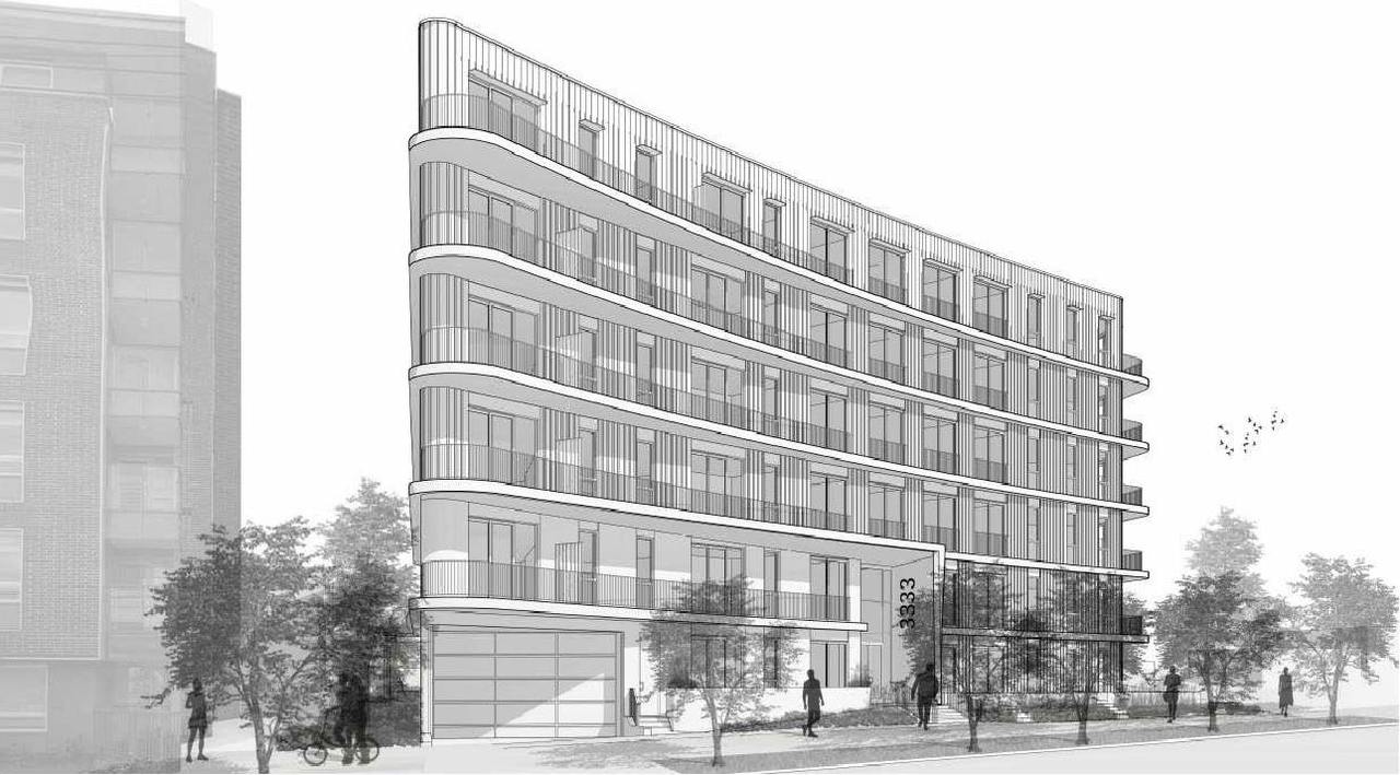 Rendering of building from page 4 of the file 'Referral report'