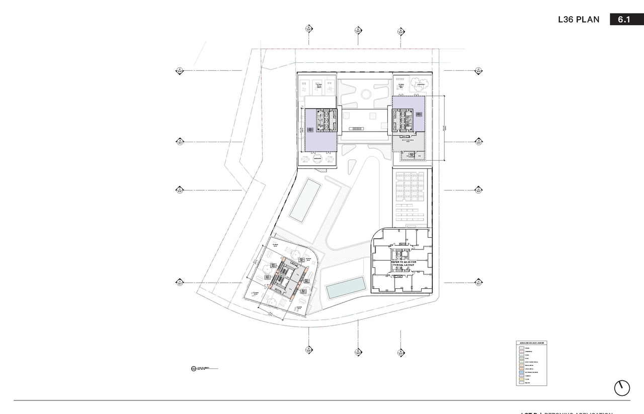 Floor plan for project from page 103 of the file 'Application booklet'