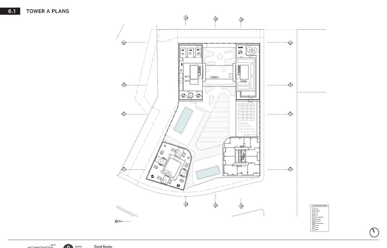 Floor plan for project from page 106 of the file 'Application booklet'
