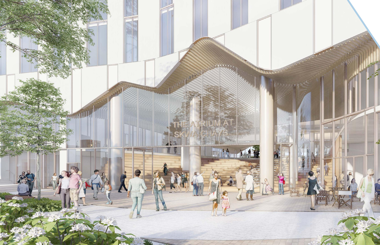 Rendering of building from page 4 of the file 'Application booklet'