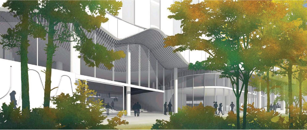 Rendering of building from page 53 of the file 'Application booklet'